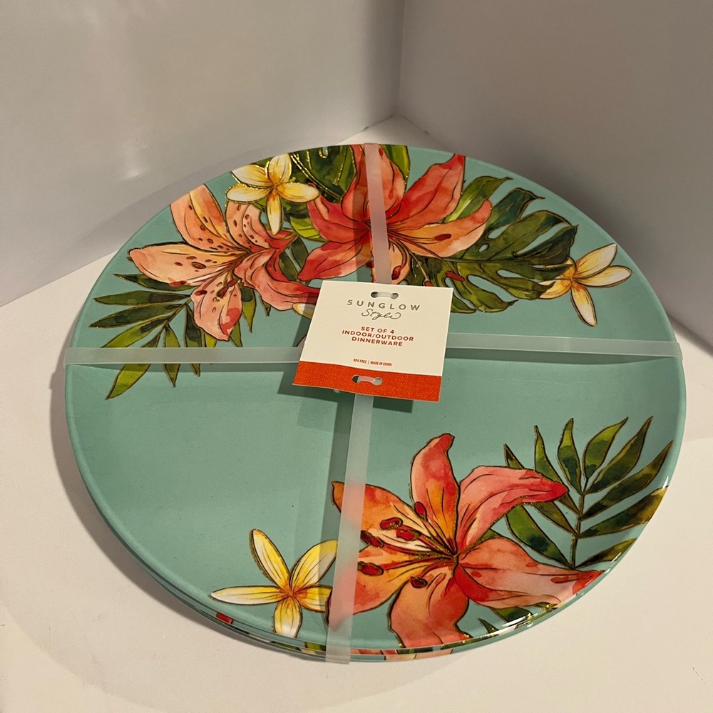 Sunglow Floral Dinner Plate
